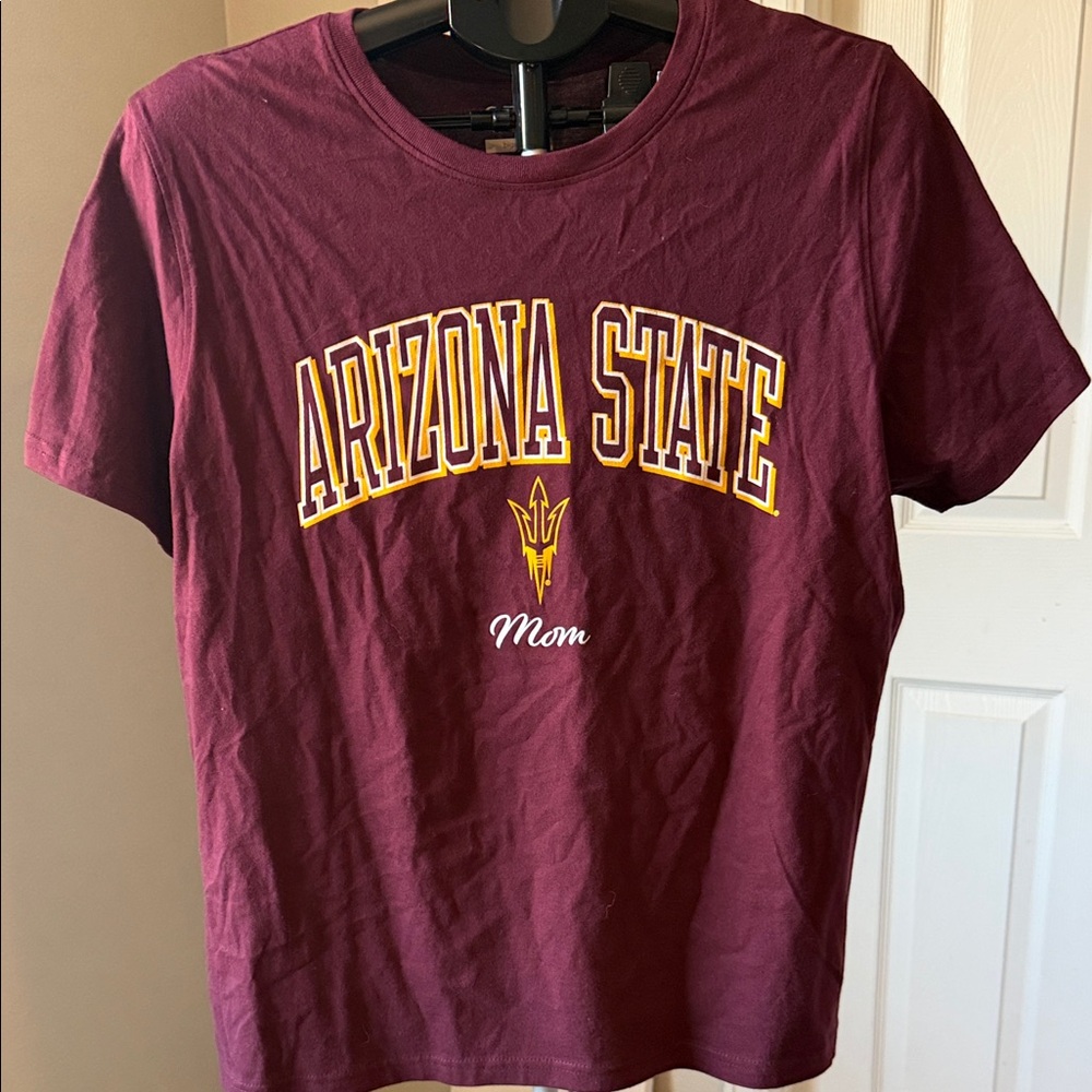 Gear For Sports Arizona State Maroon Mom Short Sleeve Tee